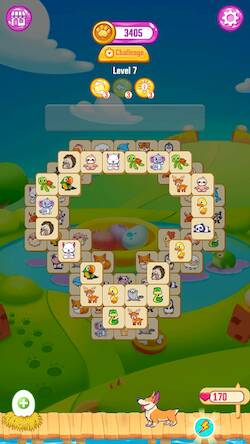 Скачать взломанную Tile Puzzle - Match Animal 3D [Мод меню] MOD apk на Андроид