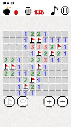 Скачать взломанную Minesweeper-Brain train puzzle [Бесплатные покупки] MOD apk на Андроид