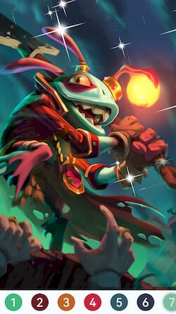 Скачать взломанную Monster Paint by Number [Мод меню] MOD apk на Андроид