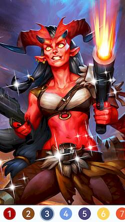 Скачать взломанную Monster Paint by Number [Мод меню] MOD apk на Андроид