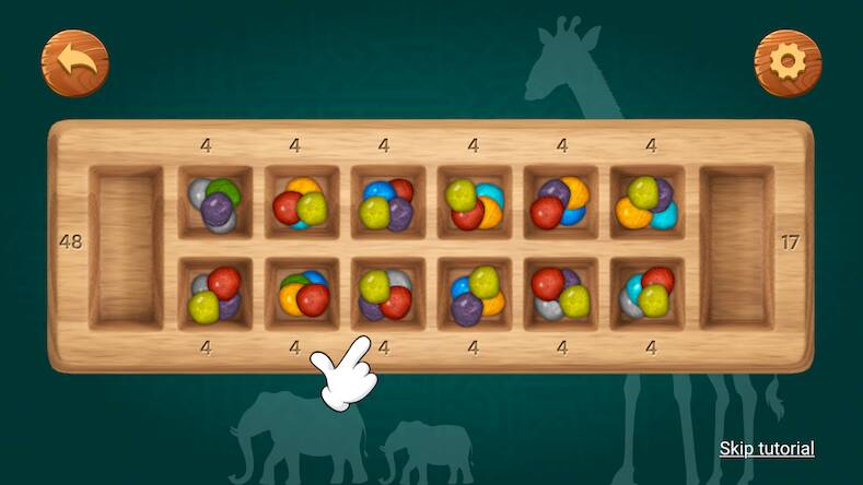 Скачать взломанную Mancala - Bao [Бесплатные покупки] MOD apk на Андроид