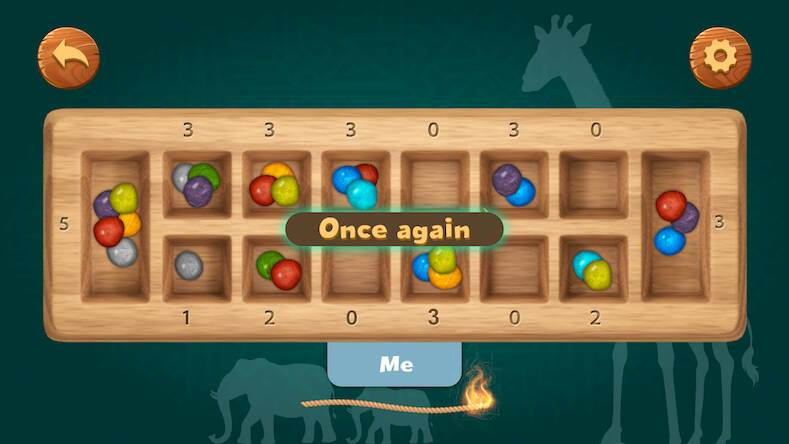 Скачать взломанную Mancala - Bao [Бесплатные покупки] MOD apk на Андроид