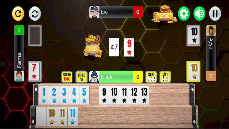 Скачать взломанную Çanak Okey internetsiz [Бесплатные покупки] MOD apk на Андроид