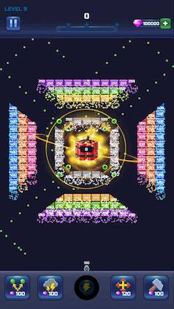 Скачать взломанную Smash Brick Breaker Mania [Бесплатные покупки] MOD apk на Андроид