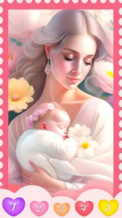 Скачать взломанную Family Love Coloring Games [Мод меню] MOD apk на Андроид