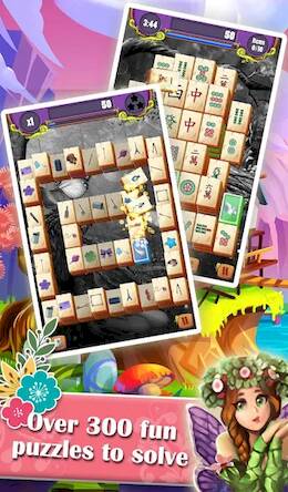 Скачать взломанную Mahjong Magic: Fairy King [Бесплатные покупки] MOD apk на Андроид
