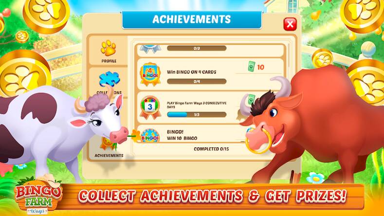 Скачать взломанную Bingo Farm Ways: Bingo Games [Бесплатные покупки] MOD apk на Андроид