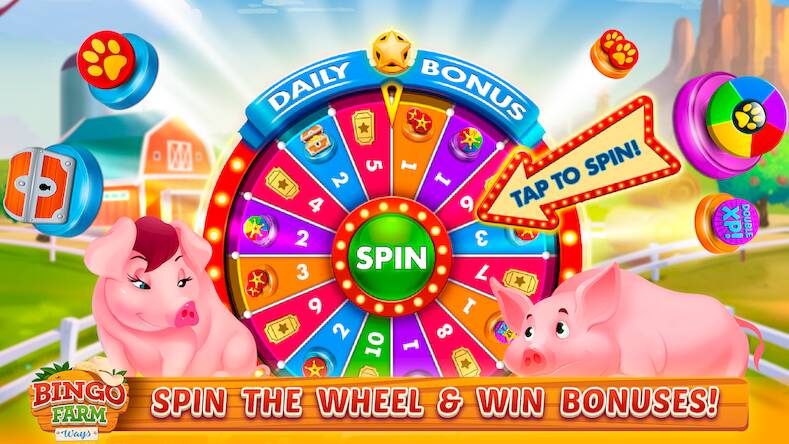 Скачать взломанную Bingo Farm Ways: Bingo Games [Бесплатные покупки] MOD apk на Андроид