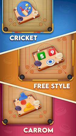 Скачать взломанную Carrom Cricket: Premier League [Бесплатные покупки] MOD apk на Андроид