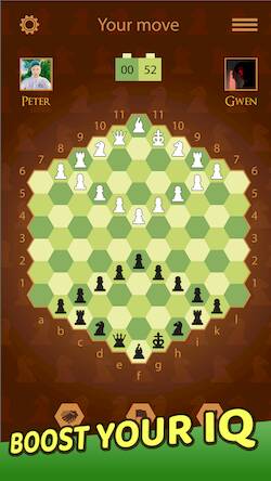 Скачать взломанную Hexagonal - Chess Variants [Много денег] MOD apk на Андроид