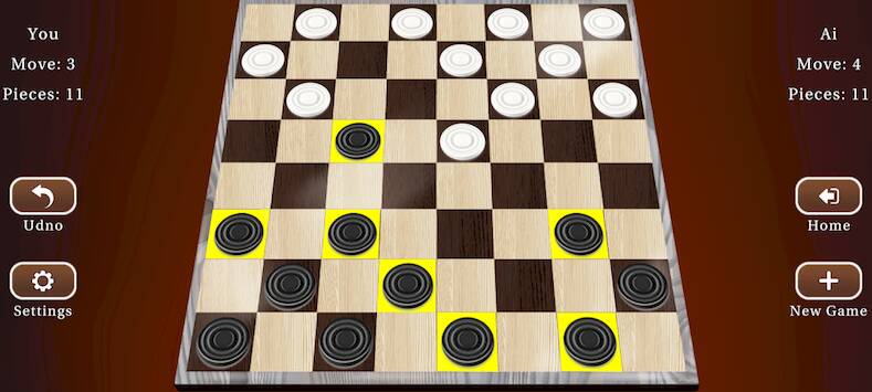 Скачать взломанную Checkers 3D [Много монет] MOD apk на Андроид