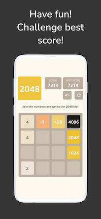 Скачать взломанную 2048 [Много монет] MOD apk на Андроид