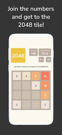 Скачать взломанную 2048 [Много монет] MOD apk на Андроид
