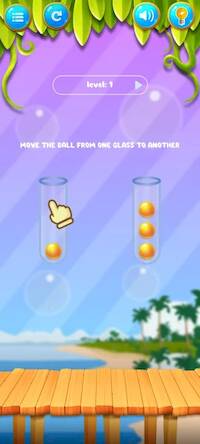 Скачать взломанную Color Ball Sort ListPull Games [Много монет] MOD apk на Андроид
