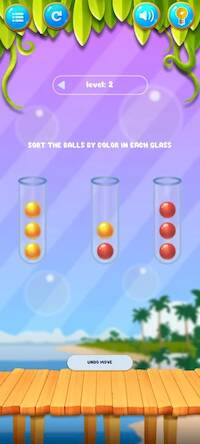 Скачать взломанную Color Ball Sort ListPull Games [Много монет] MOD apk на Андроид