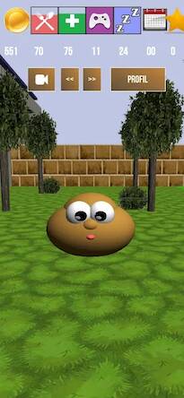 Скачать взломанную Potaty 3D Classic [Бесплатные покупки] MOD apk на Андроид