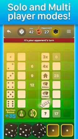 Скачать взломанную Yatzy: Dice Game Online [Бесплатные покупки] MOD apk на Андроид