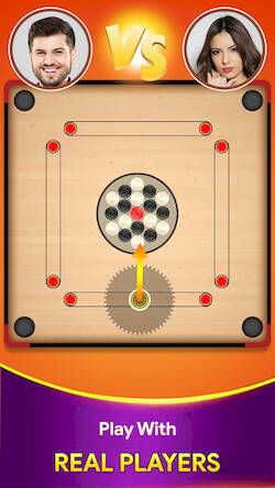 Скачать взломанную Carrom board game - Carrom Pro [Мод меню] MOD apk на Андроид