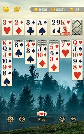 Скачать взломанную Классический Солитер Карты [Много денег] MOD apk на Андроид