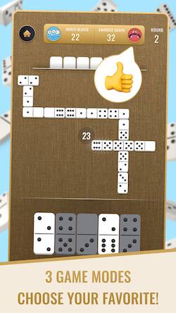 Скачать взломанную Domino: Classic Dominoes Game [Много монет] MOD apk на Андроид