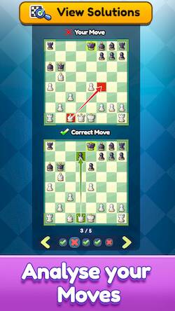 Скачать взломанную Chess Blitz - Chess Puzzles [Много монет] MOD apk на Андроид