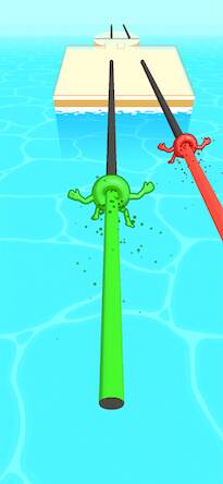 Скачать взломанную Donut Race - Make Bridge Games [Мод меню] MOD apk на Андроид