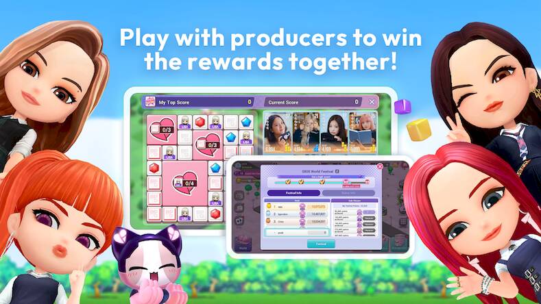 Скачать взломанную BLACKPINK THE GAME [Много монет] MOD apk на Андроид