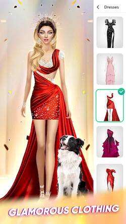 Скачать взломанную Fashion Stylist: Dress Up Game [Много денег] MOD apk на Андроид
