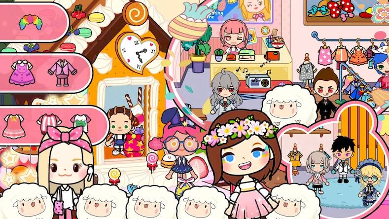 Скачать взломанную Mika Town Vacation House [Много денег] MOD apk на Андроид