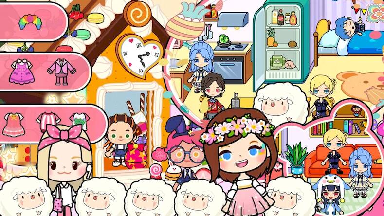 Скачать взломанную Mika Town Vacation House [Много денег] MOD apk на Андроид