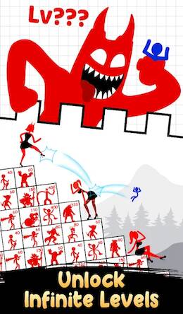 Скачать взломанную Stick Hero: Tower Defense [Бесплатные покупки] MOD apk на Андроид
