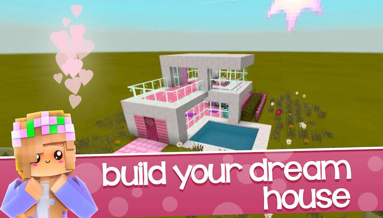 Скачать взломанную Kawaii Craft World [Много денег] MOD apk на Андроид