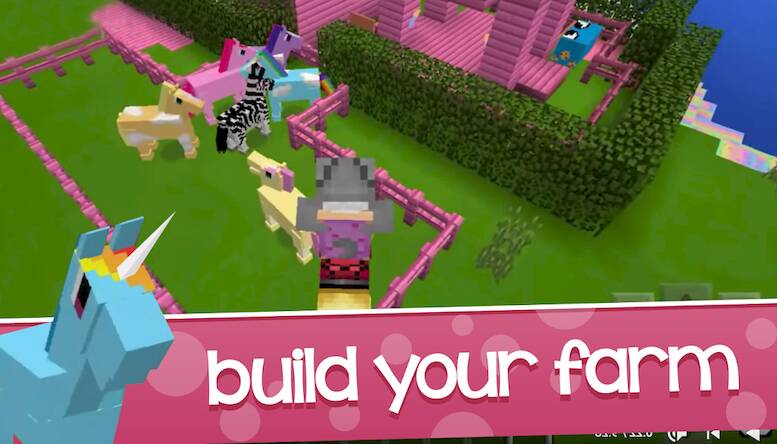 Скачать взломанную Kawaii Craft World [Много денег] MOD apk на Андроид