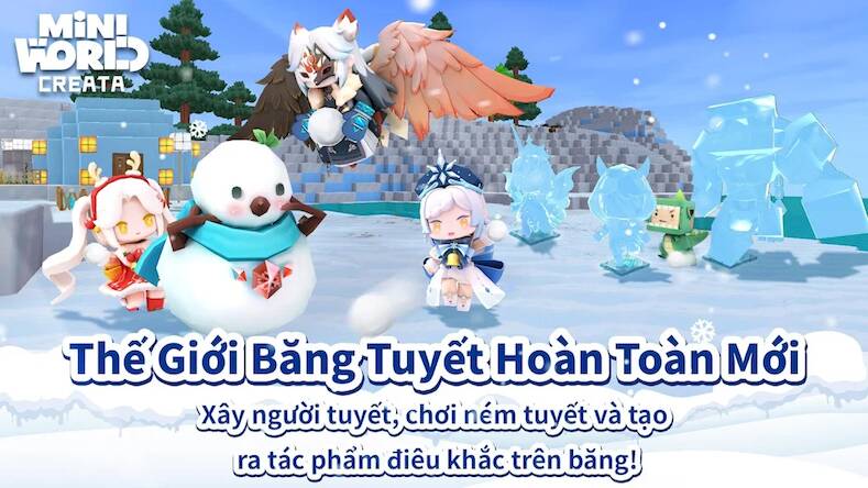 Скачать взломанную Mini World:CREATA VN [Много монет] MOD apk на Андроид
