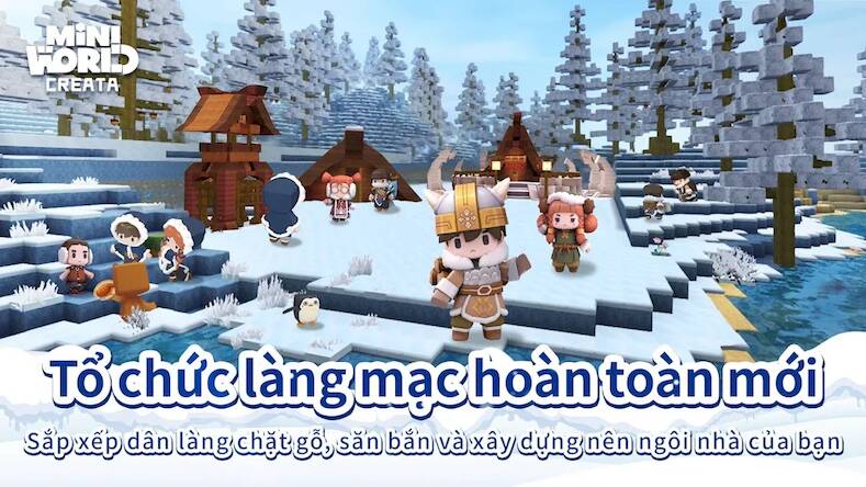 Скачать взломанную Mini World:CREATA VN [Много монет] MOD apk на Андроид