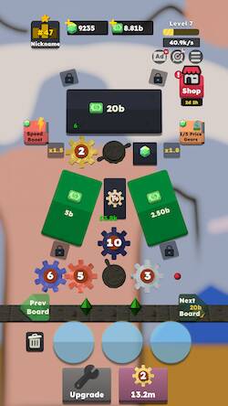 Скачать взломанную Idle Gear Factory Tycoon [Много денег] MOD apk на Андроид