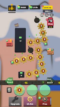 Скачать взломанную Idle Gear Factory Tycoon [Много денег] MOD apk на Андроид