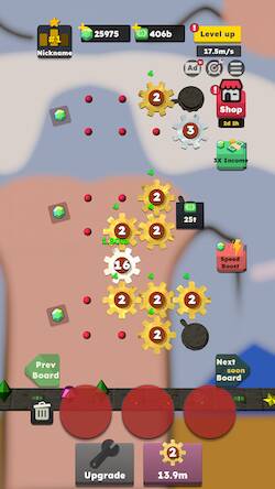 Скачать взломанную Idle Gear Factory Tycoon [Много денег] MOD apk на Андроид