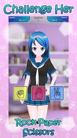 Скачать взломанную Rock Paper Scissors Sexy Anime [Много денег] MOD apk на Андроид