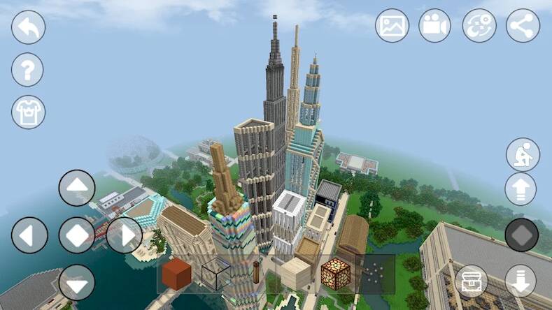Скачать взломанную Mini Block Craft 2 [Много денег] MOD apk на Андроид
