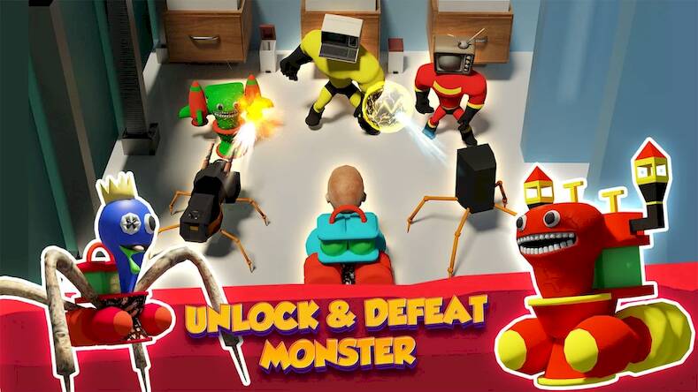 Скачать взломанную Sink Merge: Battle Master [Бесплатные покупки] MOD apk на Андроид