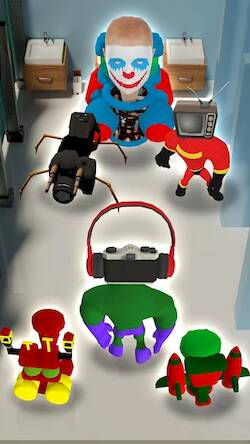 Скачать взломанную Sink Merge: Battle Master [Бесплатные покупки] MOD apk на Андроид