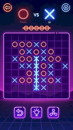 Скачать взломанную Крестики-нолики: игры на двоих [Мод меню] MOD apk на Андроид