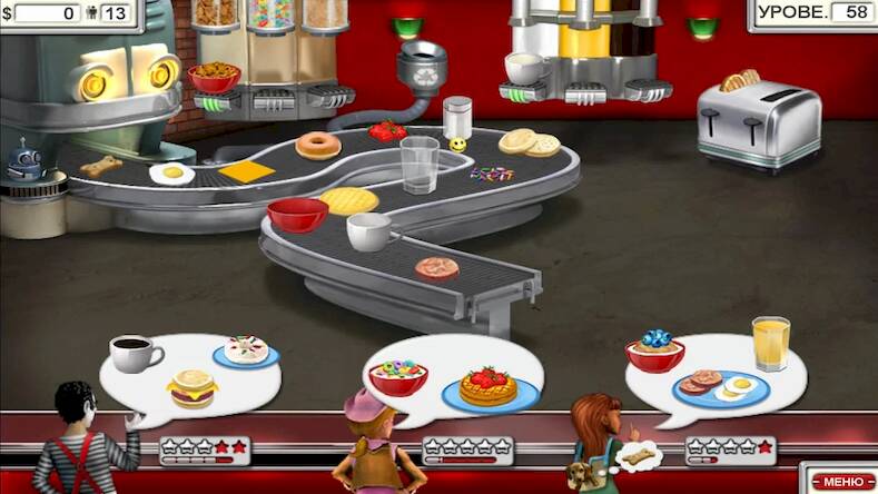 Скачать взломанную Burger Shop 2 [Много монет] MOD apk на Андроид