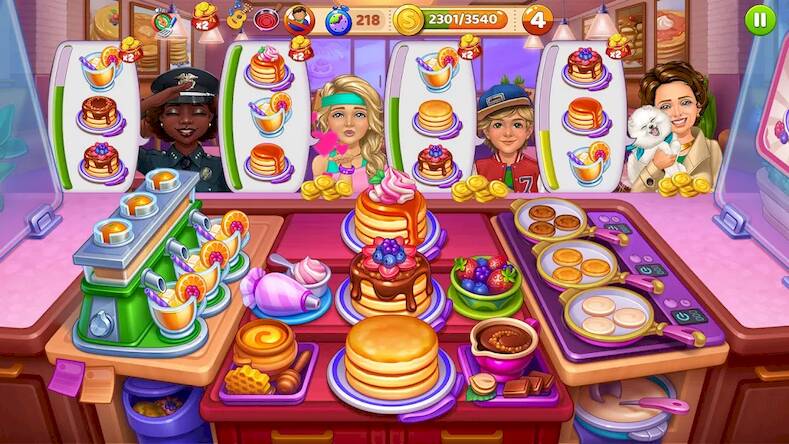 Скачать взломанную Hell's Cooking: Симулятор кафе [Много монет] MOD apk на Андроид