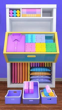 Скачать взломанную Fill the Closet: Organize Game [Много денег] MOD apk на Андроид