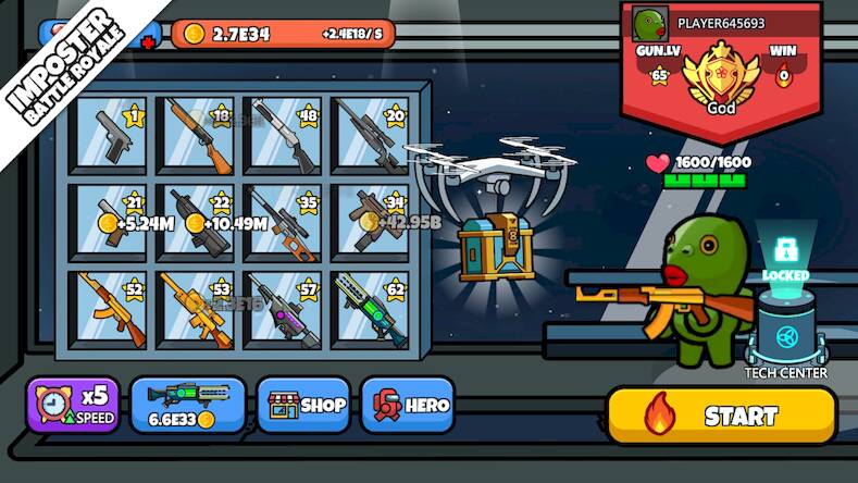 Скачать взломанную Imposter Battle Royale [Бесплатные покупки] MOD apk на Андроид