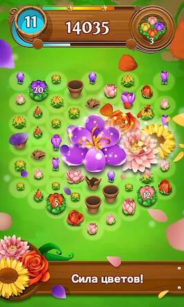 Скачать взломанную Blossom Blast Saga [Мод меню] MOD apk на Андроид