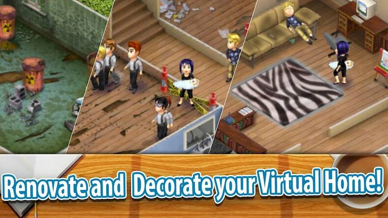 Скачать взломанную Virtual Families 2 [Много монет] MOD apk на Андроид
