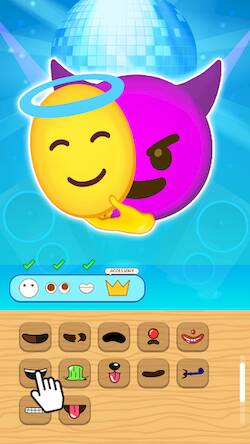 Скачать взломанную Emoji DIY Mixer [Много денег] MOD apk на Андроид